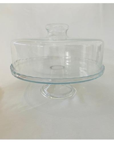 BOLEIRA VIDRO COM PÉ E TAMPA - LOCAÇÃO BOLEIRA VIDRO COM PÉ E TAMPA - LOCAÇÃO